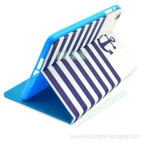 Color Printing Style Flip Leather Case Smart Cover for iPad Air
